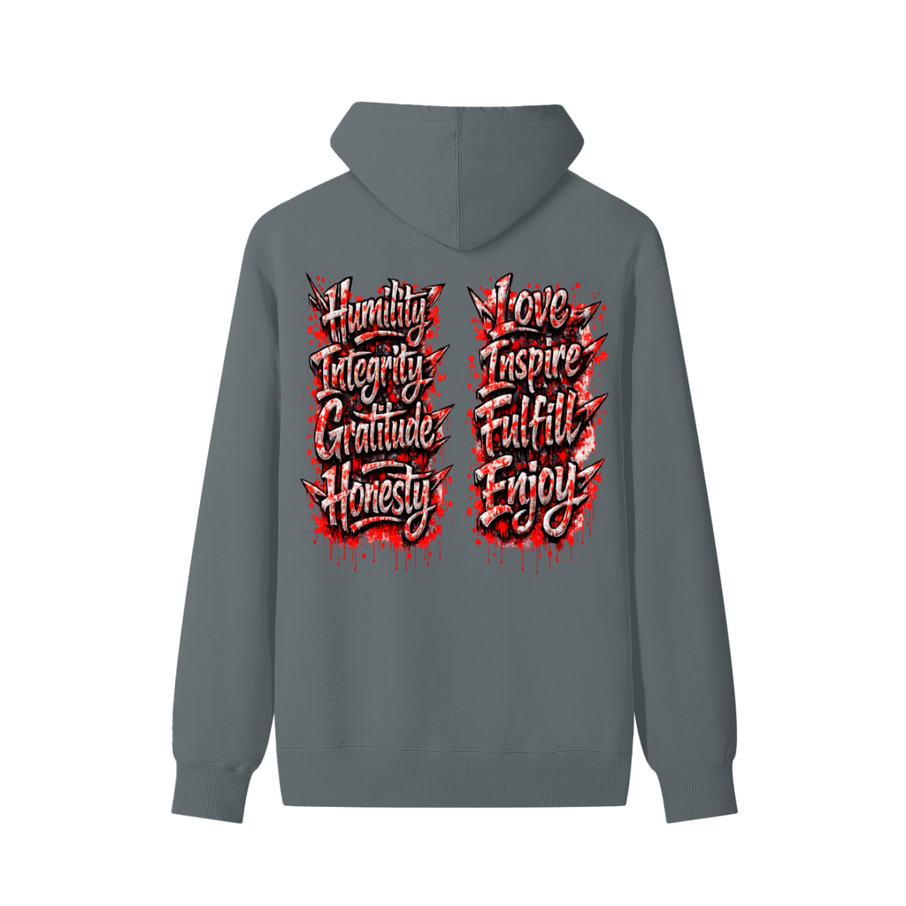 Sharp Graphic paint with paint splatter|SobrHIGHetyLIFE Hoodie