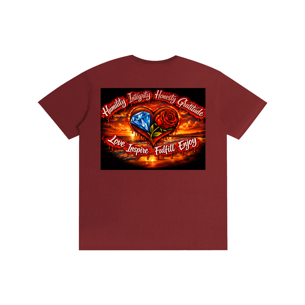 LA diamond night cityscape Cotton Unisex T-Shirt