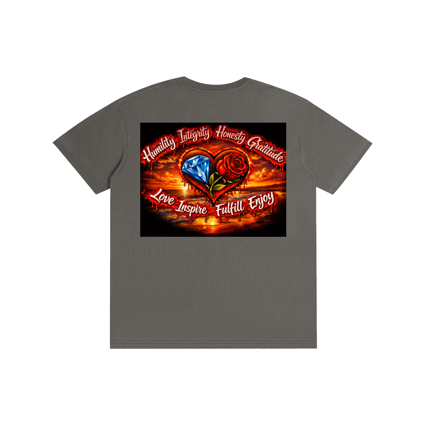 LA diamond night cityscape Cotton Unisex T-Shirt