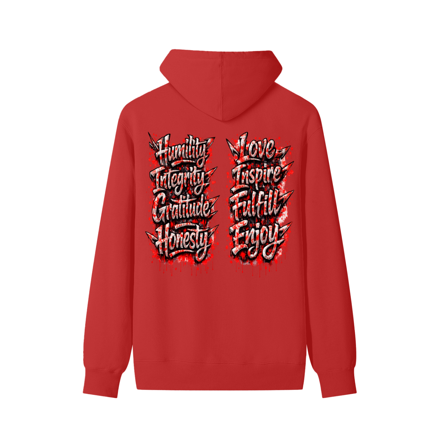 Sharp Graphic paint with paint splatter|SobrHIGHetyLIFE Hoodie