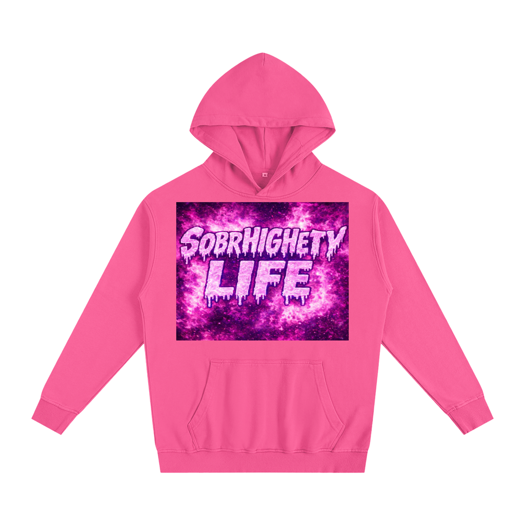 Pink Fiery Hoodie