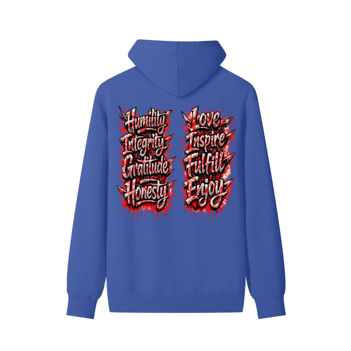 Sharp Graphic paint with paint splatter|SobrHIGHetyLIFE Hoodie