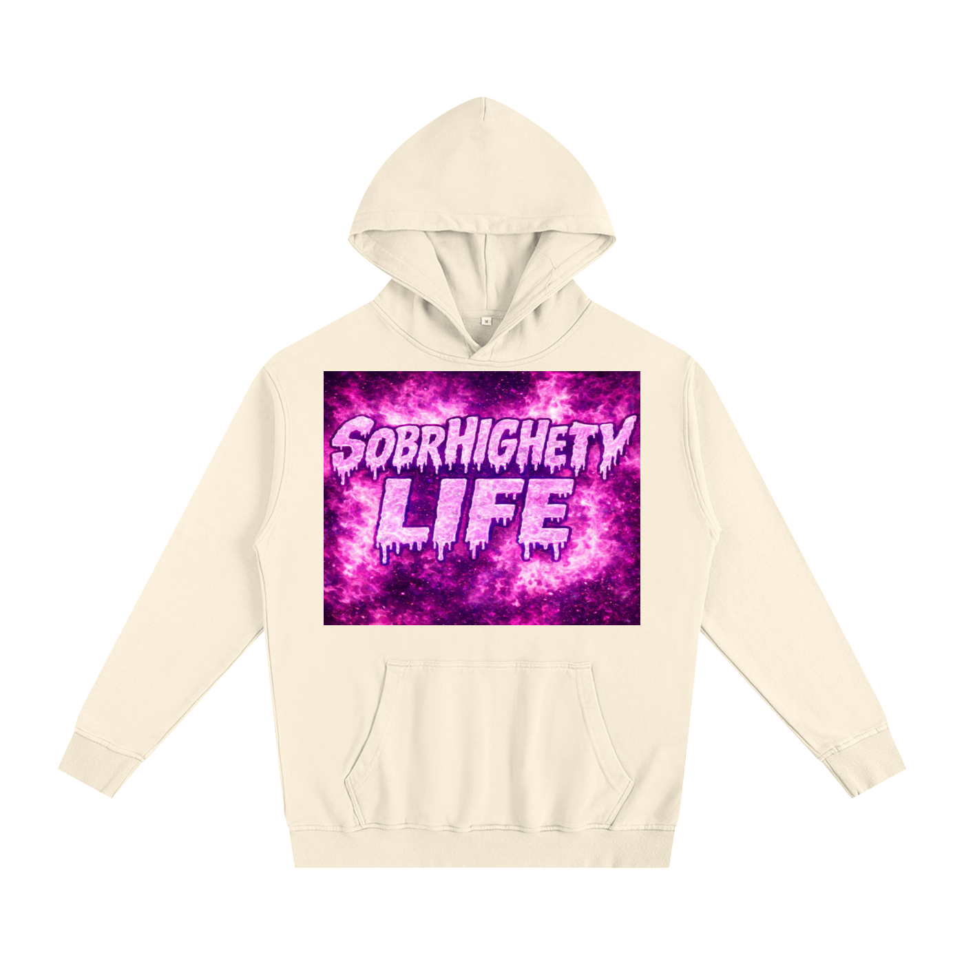 Pink Fiery Hoodie