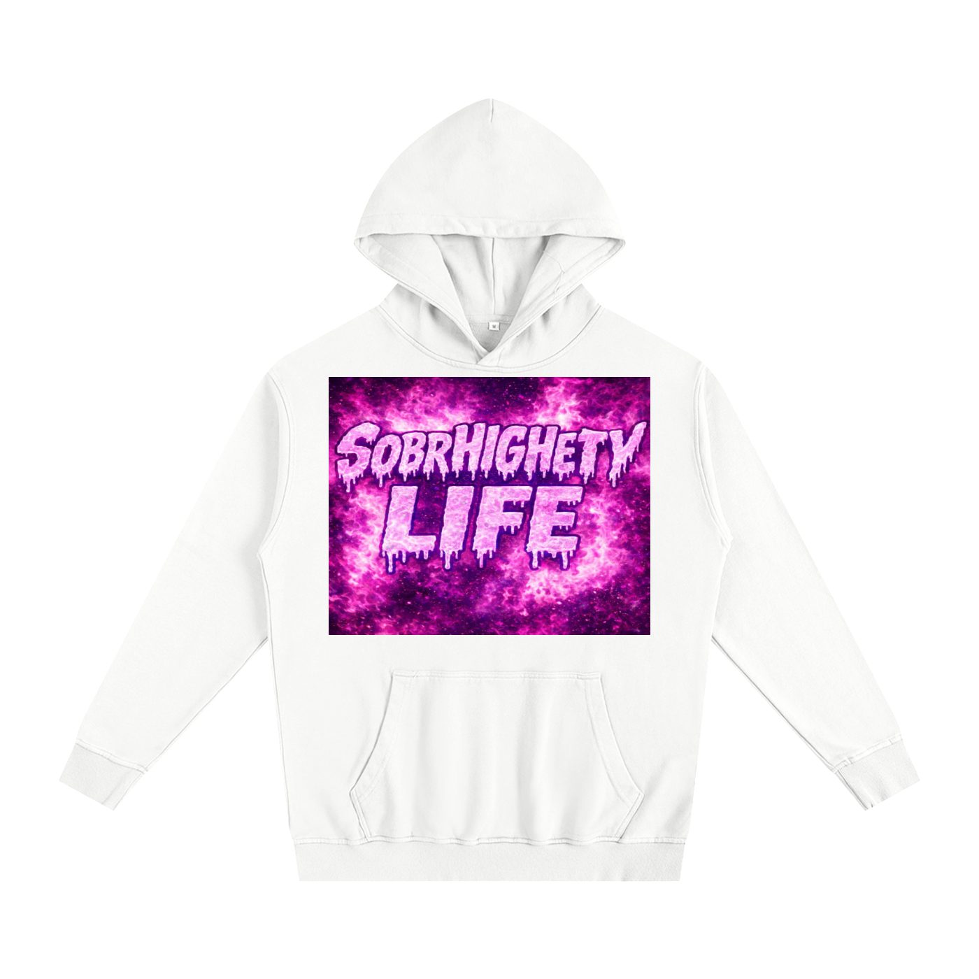 Pink Fiery Hoodie
